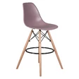 Барный стул Eames DSW BAR, цвет сиреневый
