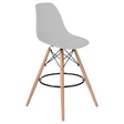 Барный стул Eames DSW BAR, цвет светло-серый