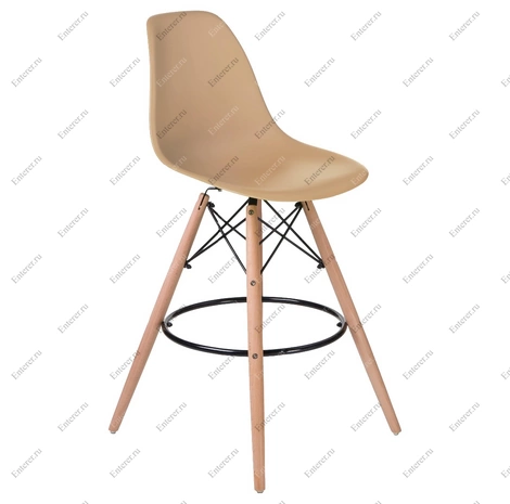 Барный стул Eames DSW BAR, цвет бежевый