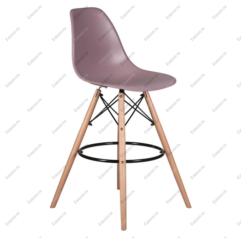 Барный стул Eames DSW BAR, цвет сиреневый