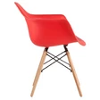 Пластиковый стул EAMES DAW, цвет красный