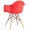 Пластиковый стул EAMES DAW, цвет красный