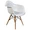Пластиковый стул EAMES DAW, цвет белый