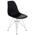 Пластиковый стул Eames DSR, цвет черный