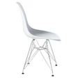 Пластиковый стул Eames DSR вид сбоку