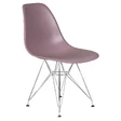 Пластиковый стул Eames DSR, цвет сиреневый