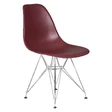 Пластиковый стул Eames DSR, цвет сливовый