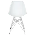 Пластиковый стул Eames DSR вид сзади