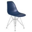 Пластиковый стул Eames DSR, цвет темно-синий
