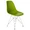 Пластиковый стул Eames DSR, цвет салатовый