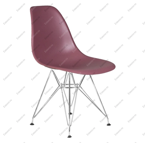 Пластиковый стул Eames DSR, цвет пыльная роза