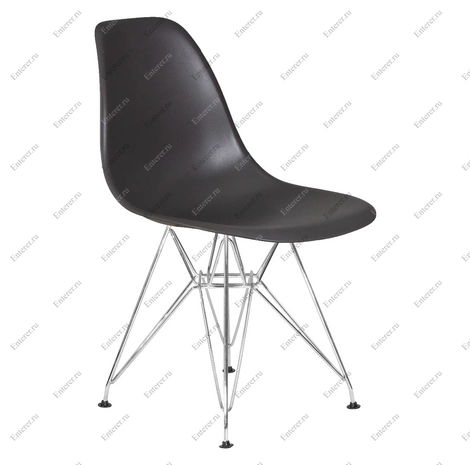 Пластиковый стул Eames DSR, цвет темно-серый