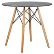 Стол Eames DSW D80, цвет темно-серый