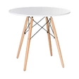 Стол Eames DSW D80, цвет белый