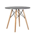 Стол Eames DSW D80, цвет темно-серый