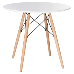 Стол Eames DSW D80, цвет белый