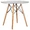 Стол Eames DSW D80, цвет светло-серый