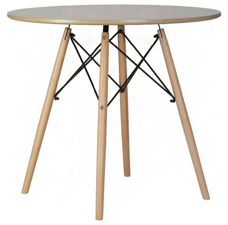 Стол Eames DSW D80, цвет бежевый
