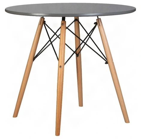 Стол Eames DSW D80, цвет темно-серый