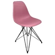 Пластиковый стул Eames M, цвет розовый