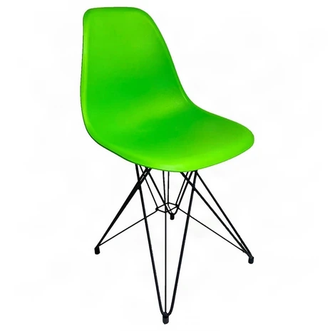 Пластиковый стул Eames M, цвет зеленый